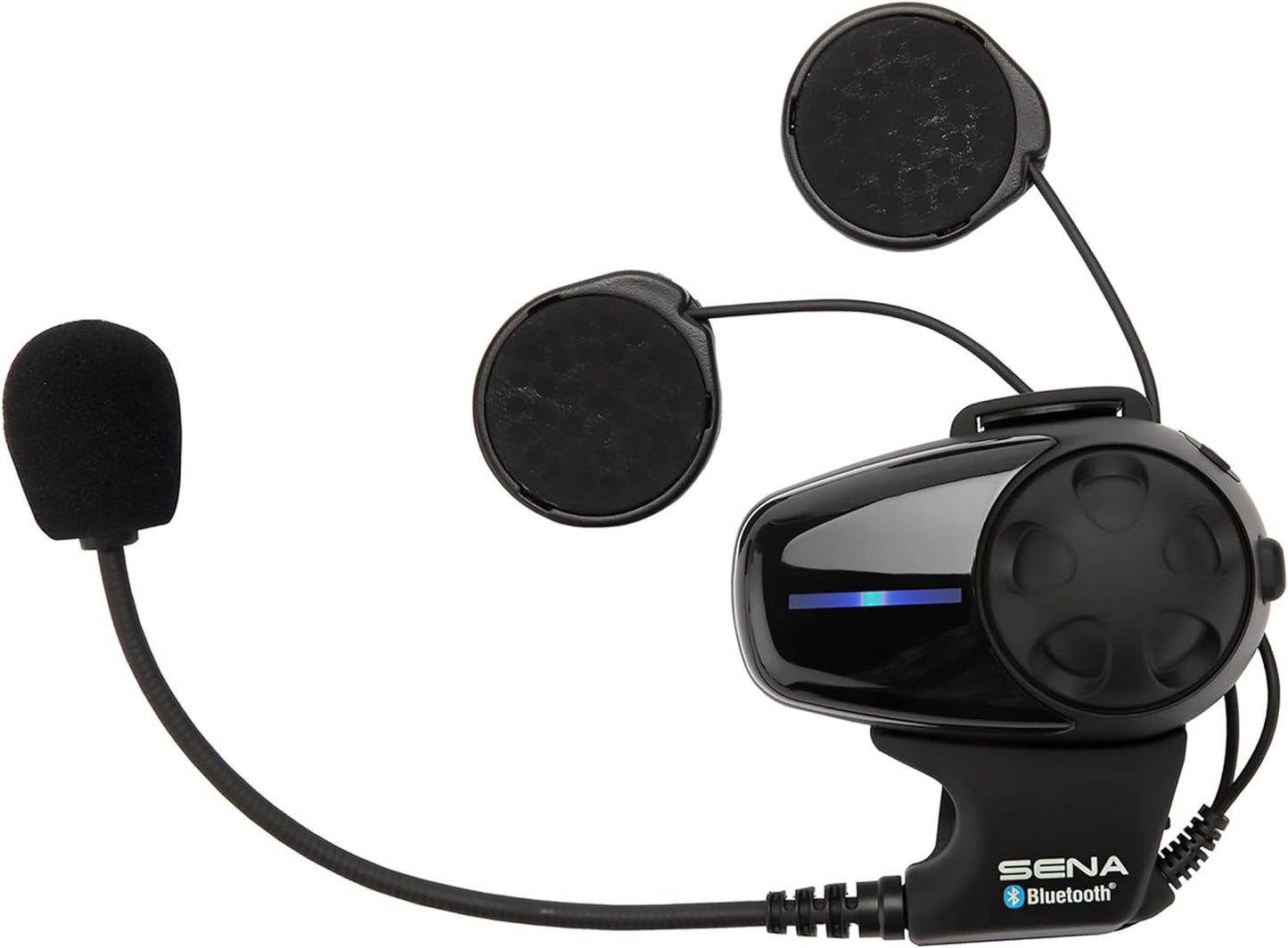 Sena SMH10-10 Motorcycle Bluetooth Headset/Intercom Communication System (Single)