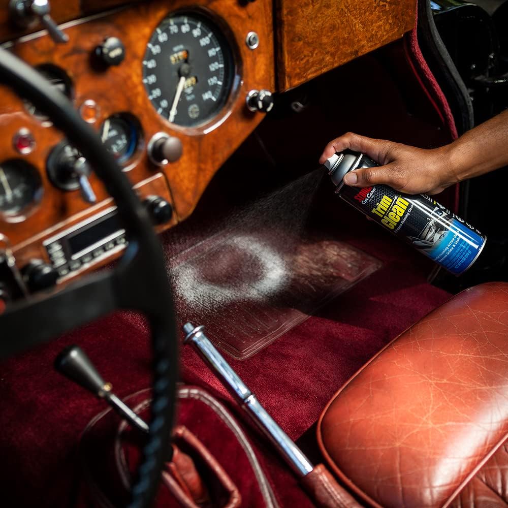 Stoner Car Care 91134–2PK Trim Clean All-Purpose Fast Acting Powerful Foaming Cleaner Quickly Removes Grime and Stains From Trim, Consoles, and More To Restore Automotive Interiors, 18 Oz, Pack of 2