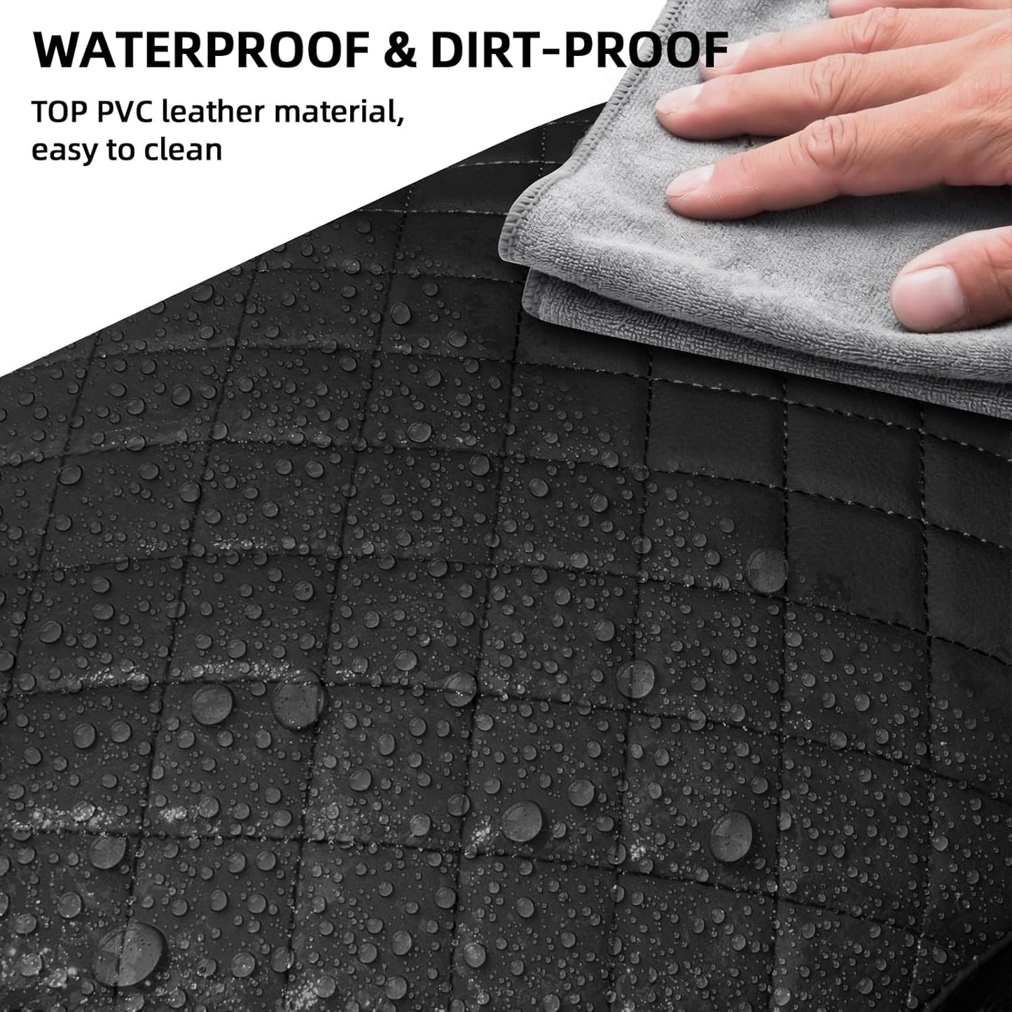 Center Console Cover Fit for 2009-2015 Pilot, Comfortable Armrest Cover Protector Customized Car Accessories, Well-Make PVC Leather Armrest lid Cover for 2009-2015 Pilot (Black)