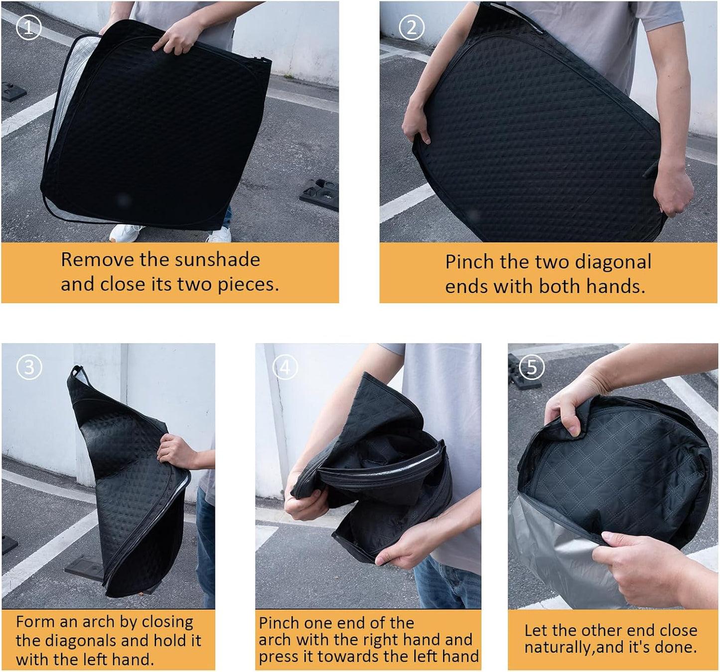 Car Windshield Sun Shade 5 Layers Thick for Mercedes-Benz GLE SUV 2020-202 2025 - Front Window Sunshade Sun Visor Accessories - Protector for GLE300 GLE350 GLE450 Vehicle Reflect UV Sun and Heat