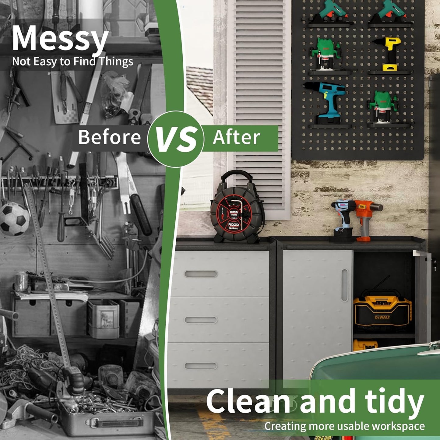 Metal Garage Storage Cabinet with Wheels,Locking Rolling Tool Cabinet with Drawers and Shelves for Home, Office, Garage & Workshop