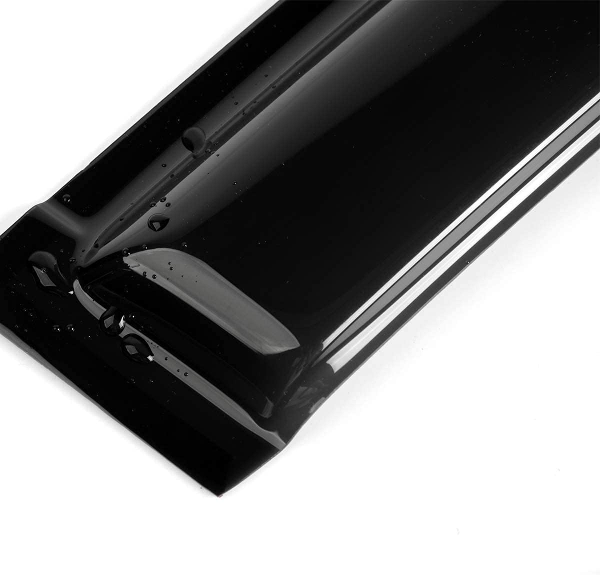 94992 Side Window Wind Deflector,4pc Outside Mount Style Nice Sun Rain Guards Set,Window Visor fit for 2013-2018 Toyota RAV-4