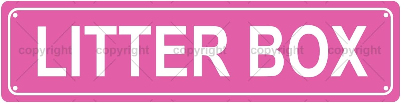 LITTER BOX Space Metal Tin Street Sign Bar Cafe Garage Cave Home Room Wall Bathroom Farmhouse Garden Porch Patio Decor, 16 x 4 Inch