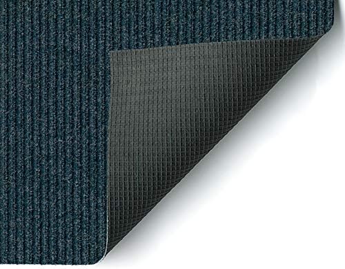 KOECKRITZ Heavy Duty Durable All Weather Indoor/Outdoor Non Slip Entrance Mat Rugs and Runners for Office Business Building Home Garage Front Door (5' x 12', Blue)