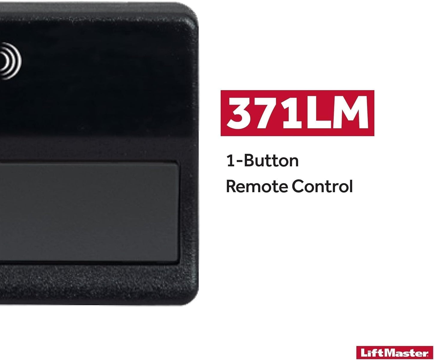 LiftMaster 371LM Security+ 1-Button Garage Door Opener Remote Control - Connects to App - Works only with post-2005 LiftMaster and Craftsman Garage Door openers with a Purple Learn Button 315MHz