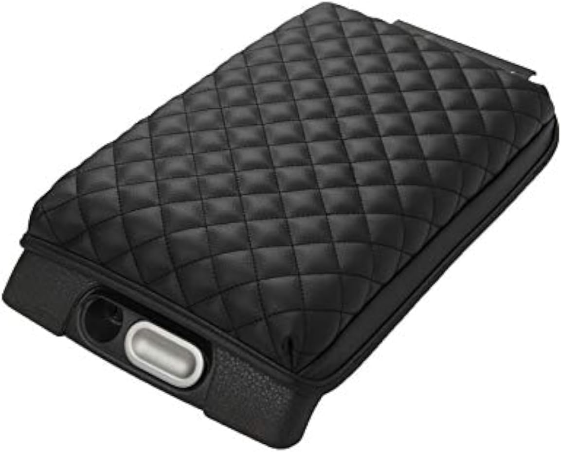 KMMOTORS F150 Center Console Cover, Armrest Cushion, Interior Accessories for F150 Car Gadget, Vegan Leather, Armrest Protector (2009~2014, Black)