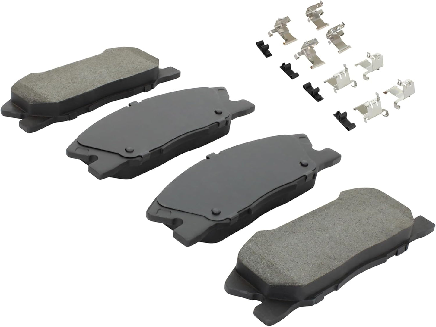 Premium Semi-Metallic Front Brake Pads (1001-1767M) Compatible with Chrysler 300 2017-2020, Dodge Challenger 2017-2022, Dodge Charger 2014-2023