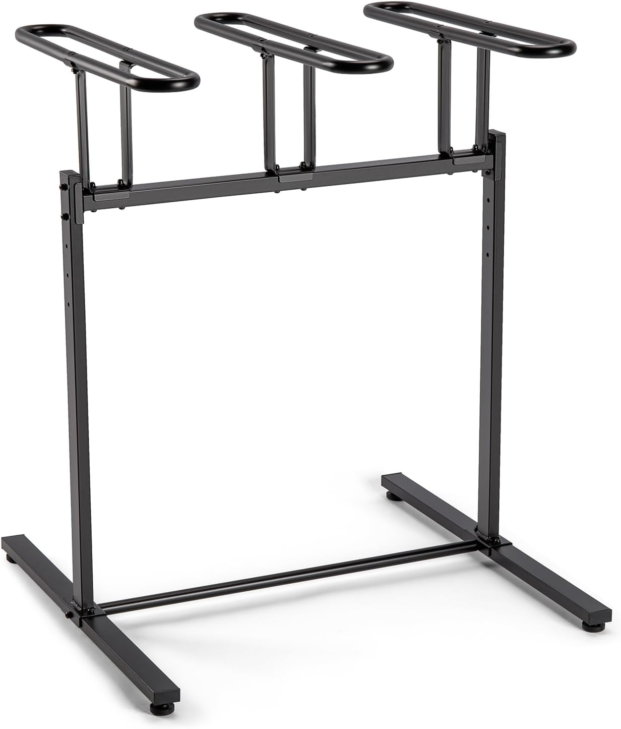 CXWXC 3/5 Bikes Stand Rack - Bike Storage Parking Racks Indoor/Outdoor - Bicycle Stand Garage for Parking Mountain Road Hybrid Bike, Fits Wheels up to 2.4" (For 3 Bikes)