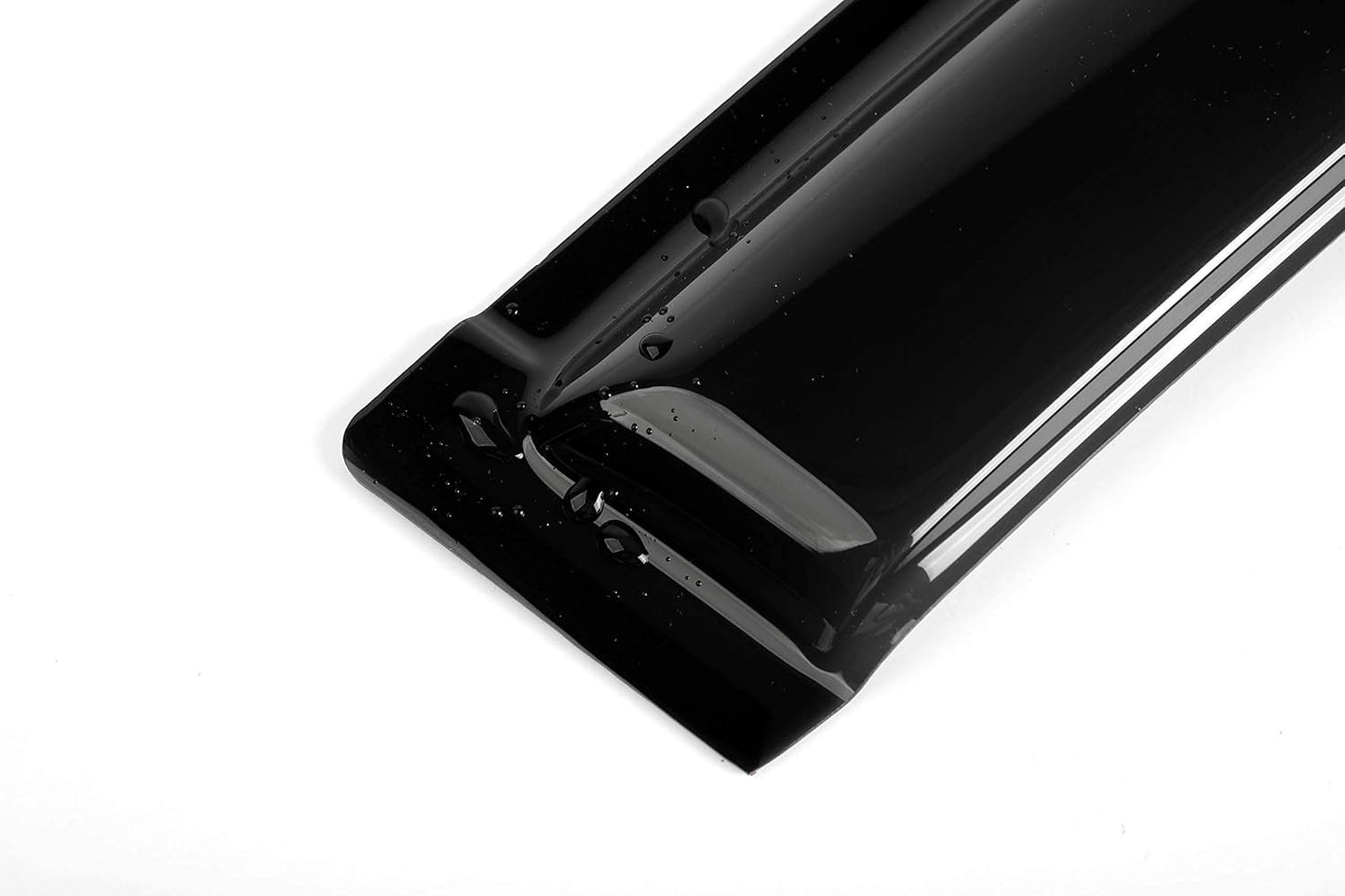 94267 Side Window Wind Deflector, 4pcs Outside Mount Style Tape-On Dark Smoke Nice Rain Guards Set, Window Visor fit for 2011-2024 Dodge Durango