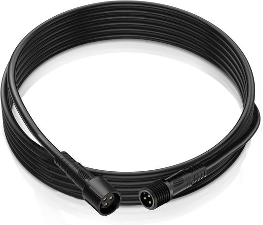 4 PCS 4FT 3 Pin RGB Rock Light Extension Wire, Design for Our Brand's Rock Lights, Other Brands Must Meet The Conditions of which Length of The Male Plug is 0.24 Inches and The Female is 0.39 Inches