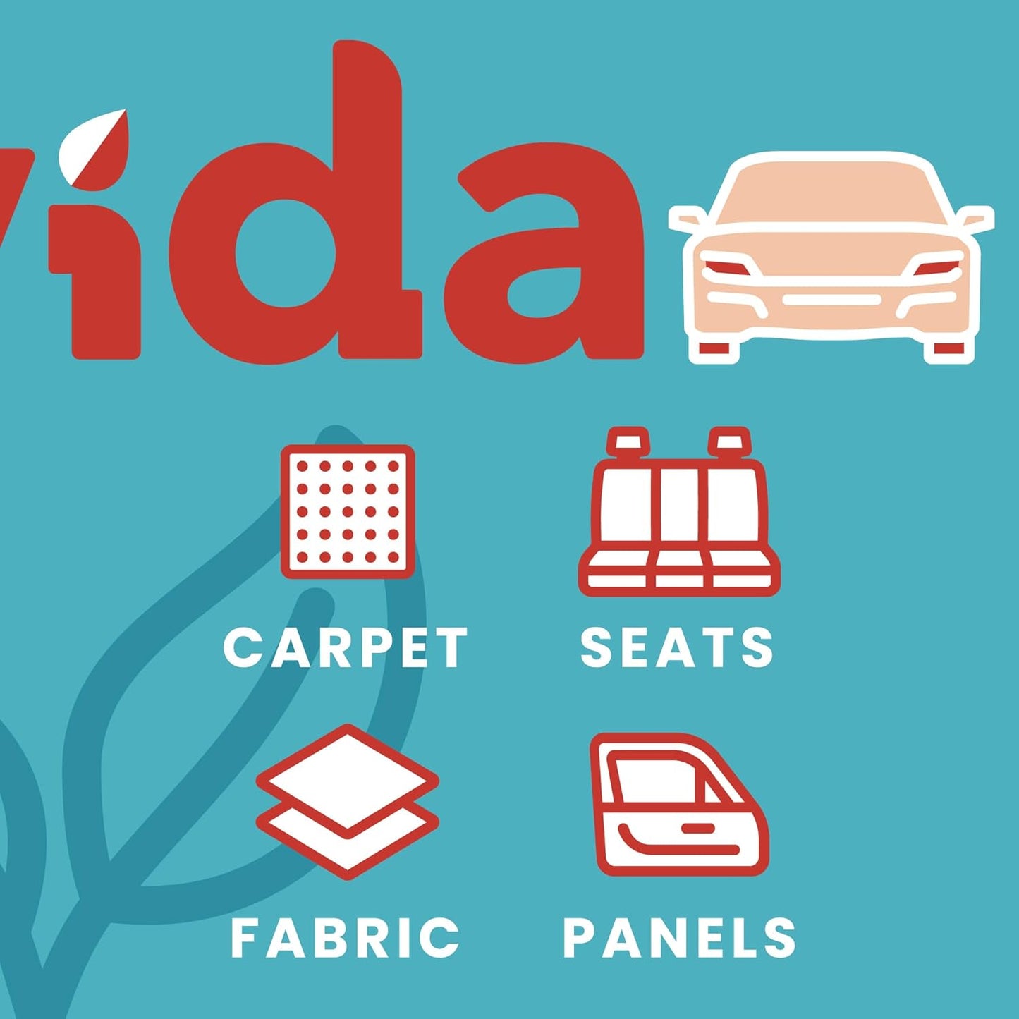 Seat & Carpet Instant Cleaner - Stain Remover Spray for Automotive Fabric Seats and Carpets, Grapefruit Scent, 16oz