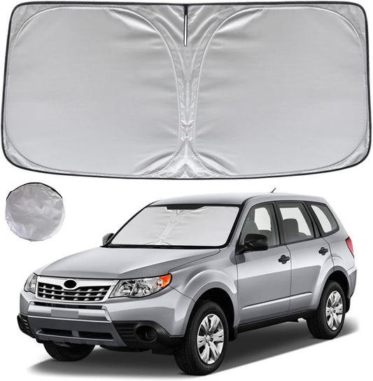 KAYZT Windshield Sun Shade for 2009-2013 Su-baru Forester Foldable Sunshade Front Window Custom Fit Car Accessories