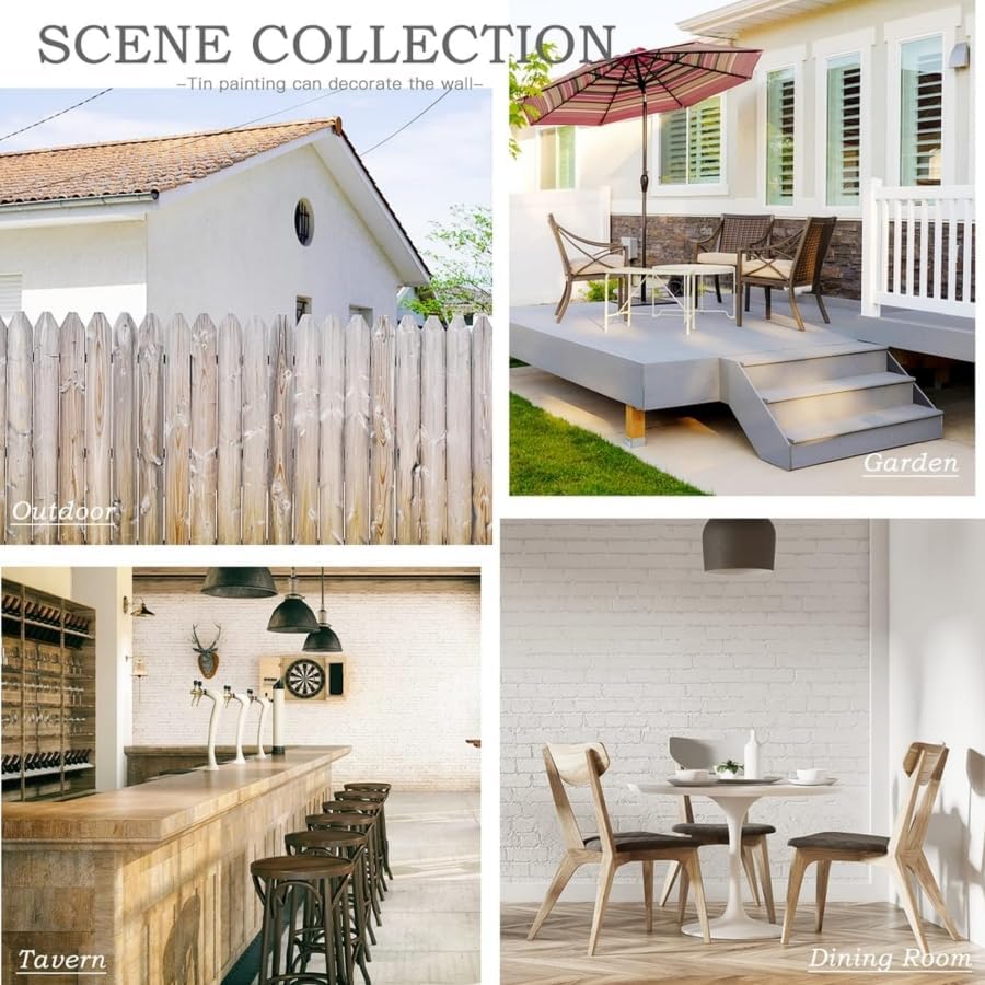 THE BLOCK SPACE Metal Tin Street Sign Bar Cafe Garage Cave Home Room Wall Bathroom Farmhouse Garden Porch Patio Decor, 16 x 4 Inch