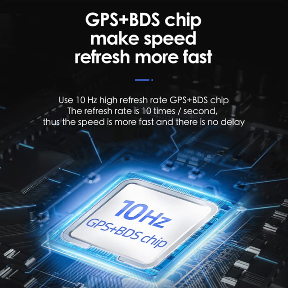 3D HUD Head Up Display Speedometer Digital Speed MPH Overspeed Alarm Fatigue Driving Alert Altitude Windshield Projector Universal for All Cars Truck Vehicle