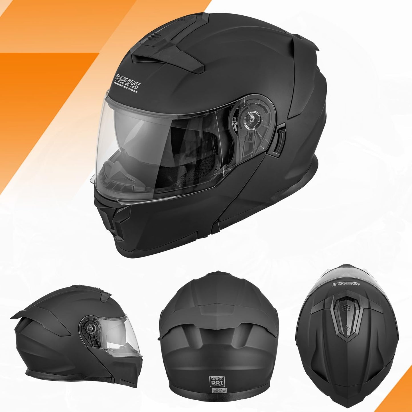 Modular Motorcycle Helmets Full Face Flip up Street Bike Motorcycle Helmet for Unisex Adult Model 912