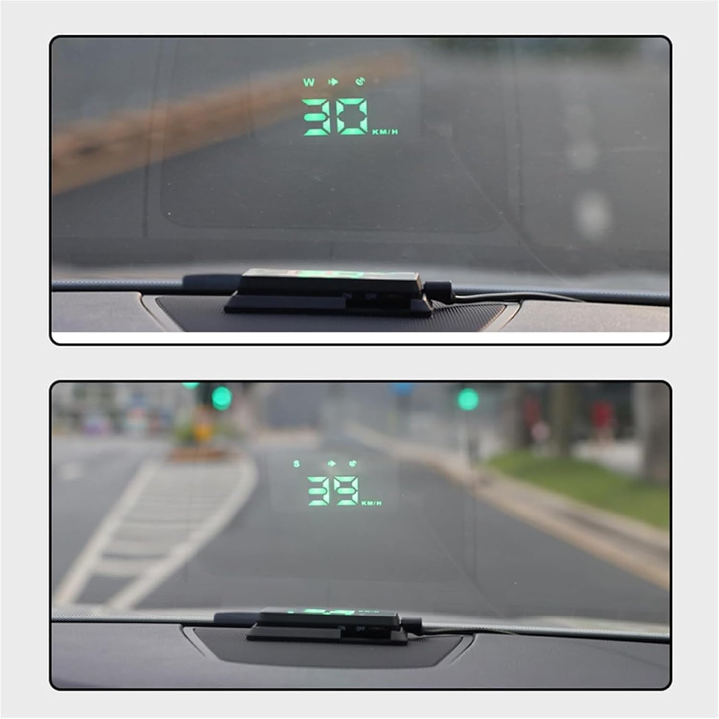 Heads up Display for Cars,Car HUD,Head up Display for Car,Car Speedometer Display,Automatic Brightness Adjustment,Speeding Alert,USB Cable Plug & Play