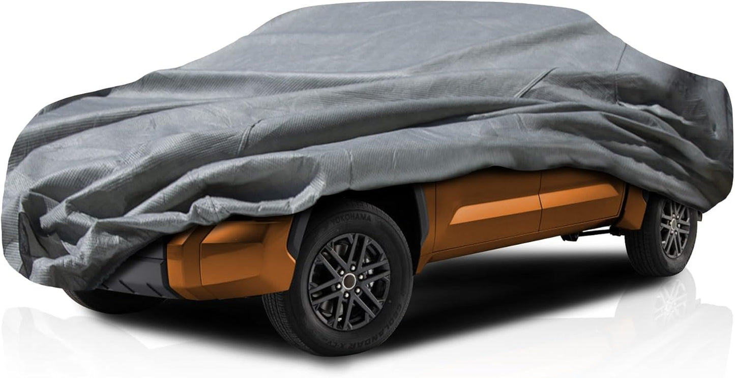 5 Layer Full Truck Cover - Semi Custom Fit for Chevrolet Silverado 2500 / 3500HD 2020-2025 Crew Cab Long Bed | All-Weather Protection: Waterproof, Dustproof, Windproof, UV-Resistant