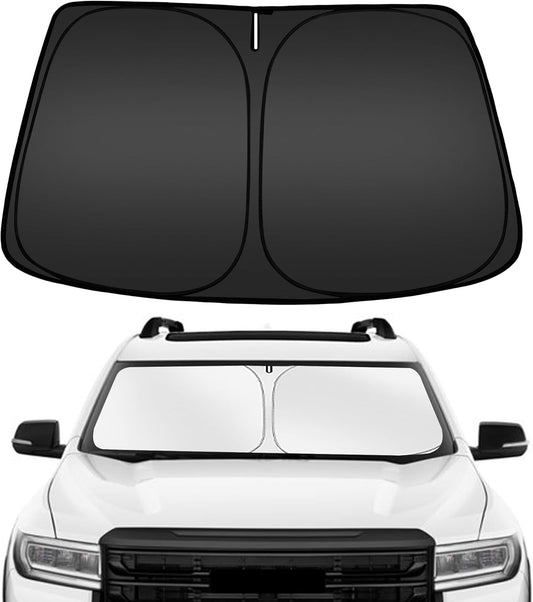ARISMOTOR Windshield Sun Shade for GMC Acadia 2017-2023, Custom Fit Foldable Front Window Sunshade Sun Visor Protector, Block UV Rays Keep Your Car Cooler