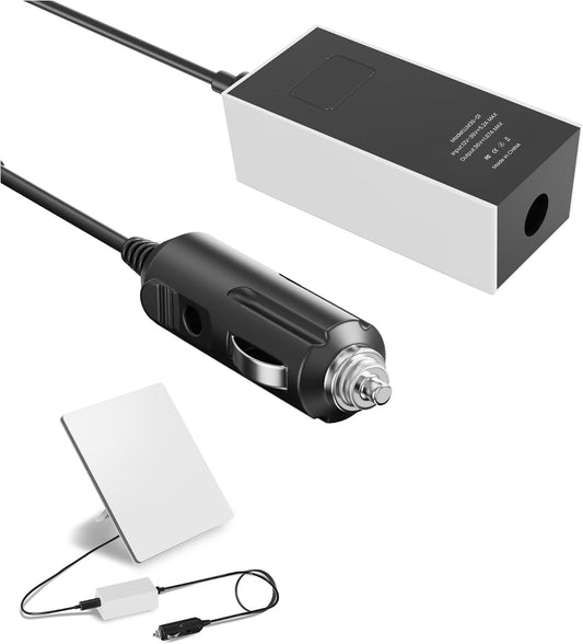 Car Charger/Car Power Adapter for Starlink Mini, 12V/24V/36V Cigarette Lighter Adapter with 20 AWG 40inch Cable on Car/Truck/RV/Boat, Step-Up Converter, Support 60M/200FT Extended Range