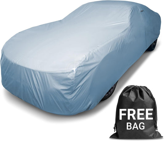 iCarCover Premium Car Cover for 1976-1988 Porsche 924 Heavy Duty Waterproof All Weather Automobiles Custom Fit Indoor Outdoor UV Snow Protection Covers with Straps and Bag