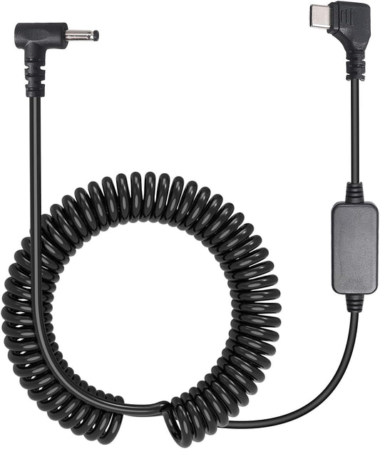 USB-C to DC3.5 Power Cable for Radar Detectors, 8.2FT 5V-12V Type C Power Cord Compatible with Cobra RAD 480i, 350, 380, Uniden DFR1,3,5 Series, Whistler, & Radenso Radar Detectors