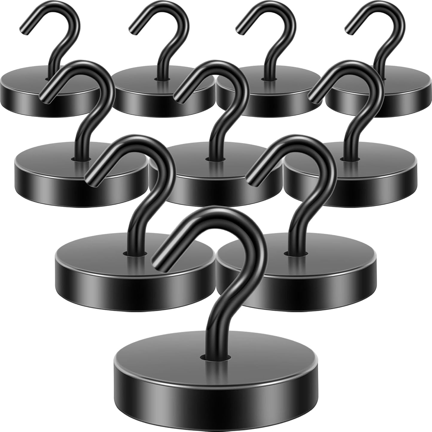 Neosmuk Magnetic Hooks, Cruise Ship Essentials, 100lb+ Heavy Duty Magnetic Hooks for Cruise Cabins, Refrigerator, Grill, Hanging, and Travel | Extra Strong Must-Haves Magnet Hook,Gold