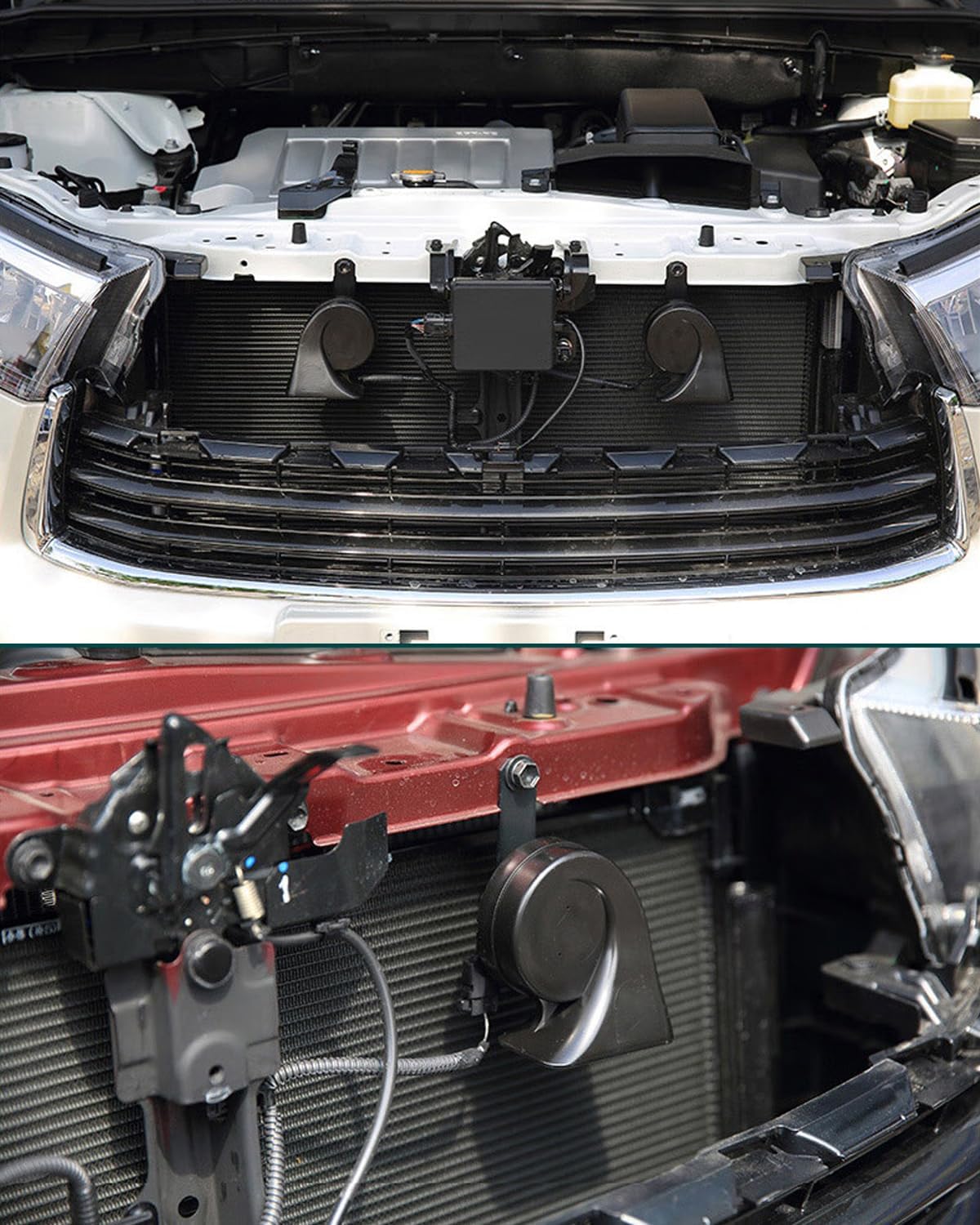 Car Horn Kit for Honda Acura, 12V Loud Waterproof Auto Horn,High Low Dual Tone 126 Decibel, Replacement for Honda