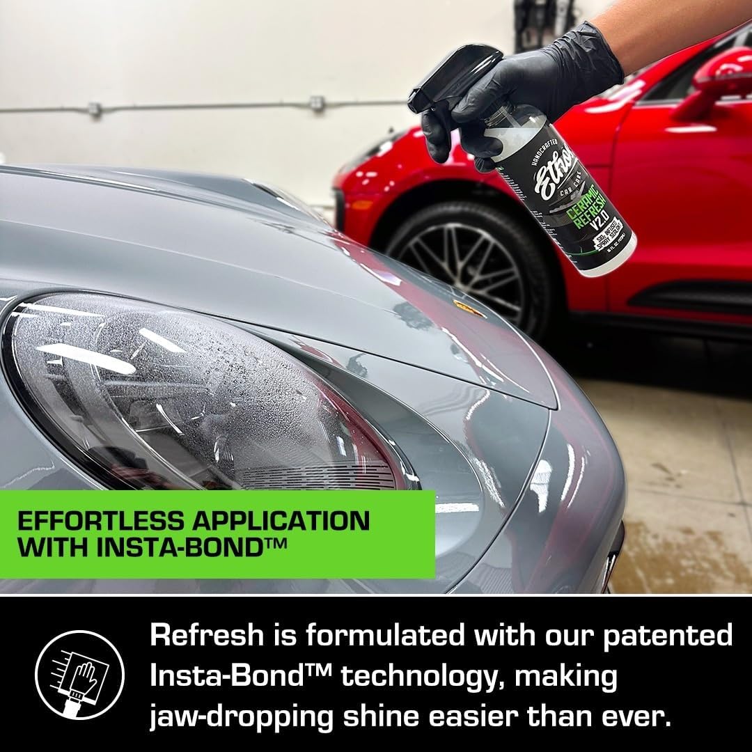 Ethos Ceramic Refresh - Ceramic Spray Sealant & Topper for Instant Gloss and 6+ Months of Protection Rejuvenates and Protects Coatings