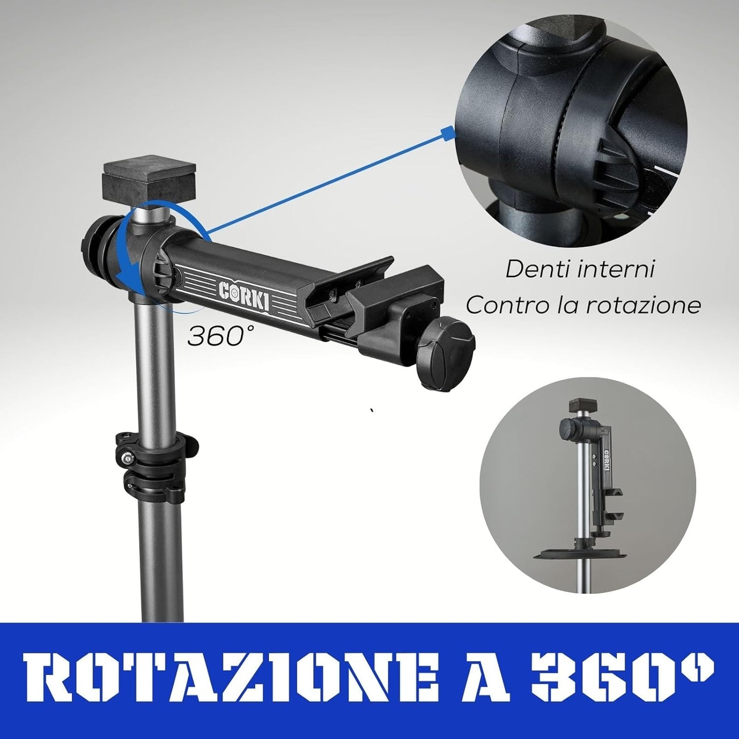 corki Cycles Bicycle Repair Stand Maintenance Work Stand - Max 38Kg or 83.8 lbs Home Portable Bike Mechanics Workstand