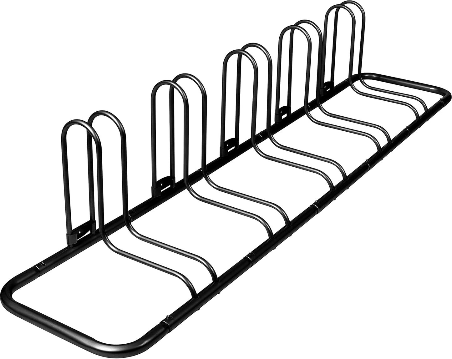 Retrospec Stash Rack 2, 4 & 5 Bike Floor Stand Bicycle Storage Organizer for Mountain Bike, Road Bike, Weather Resistant Fine Powder Steel Coating Fits Wheels up to 3"