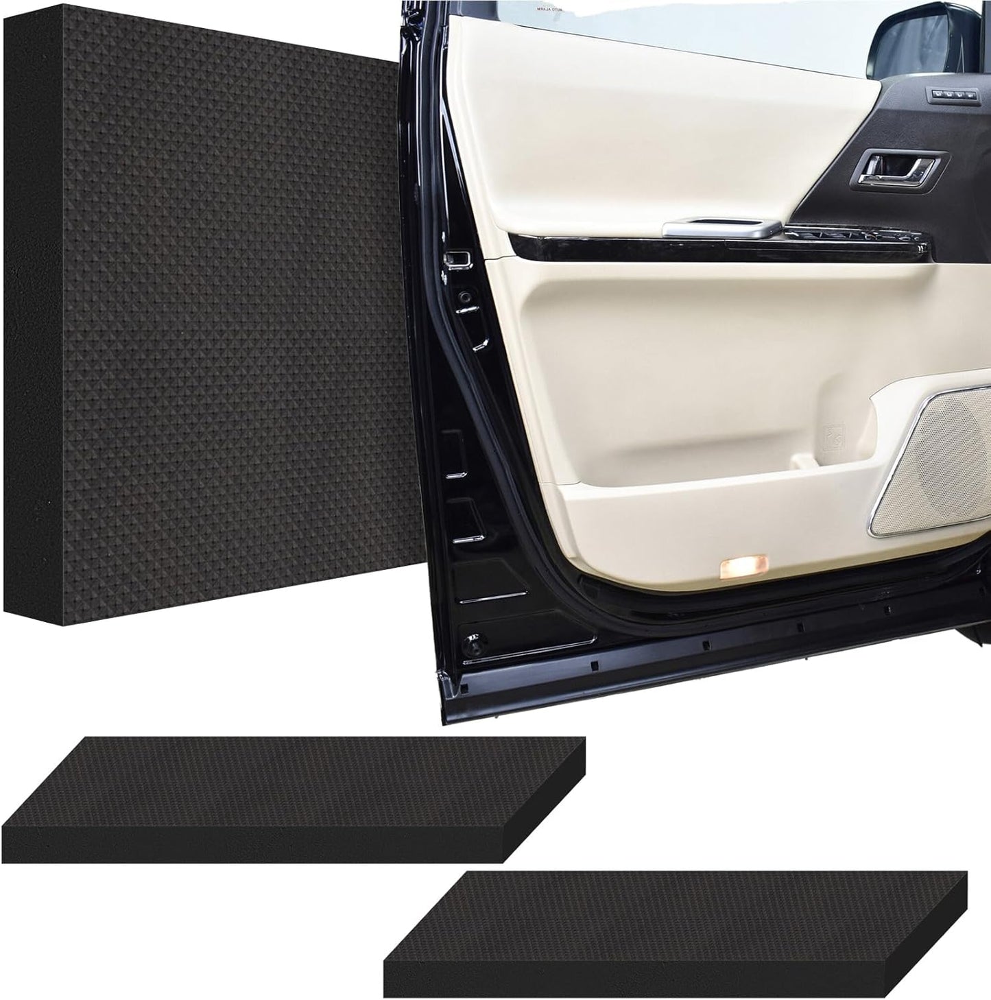 Garage Wall Protector for Car Doors, Garage Wall Bumper, Waterproof Garage Anti-Collision Strip, 15.74" x 5.9" x 0.7" Self Adhesive EVA Foam for Collision Protection (2 Pack)