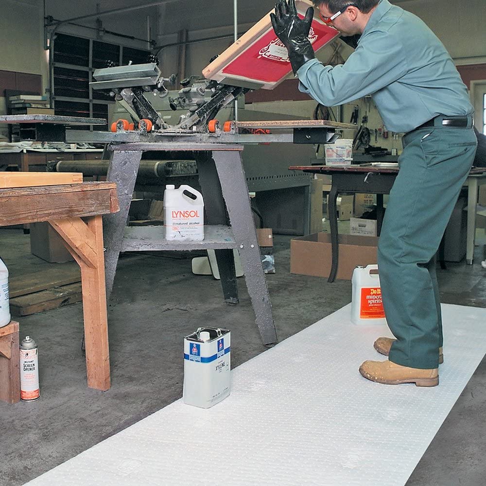 PIG Oil Mat - Oil-Only Absorbent Mat Roll - 1 Roll - 30" x 150' Roll - Absorbs up to 32 gallons per Roll - MAT458