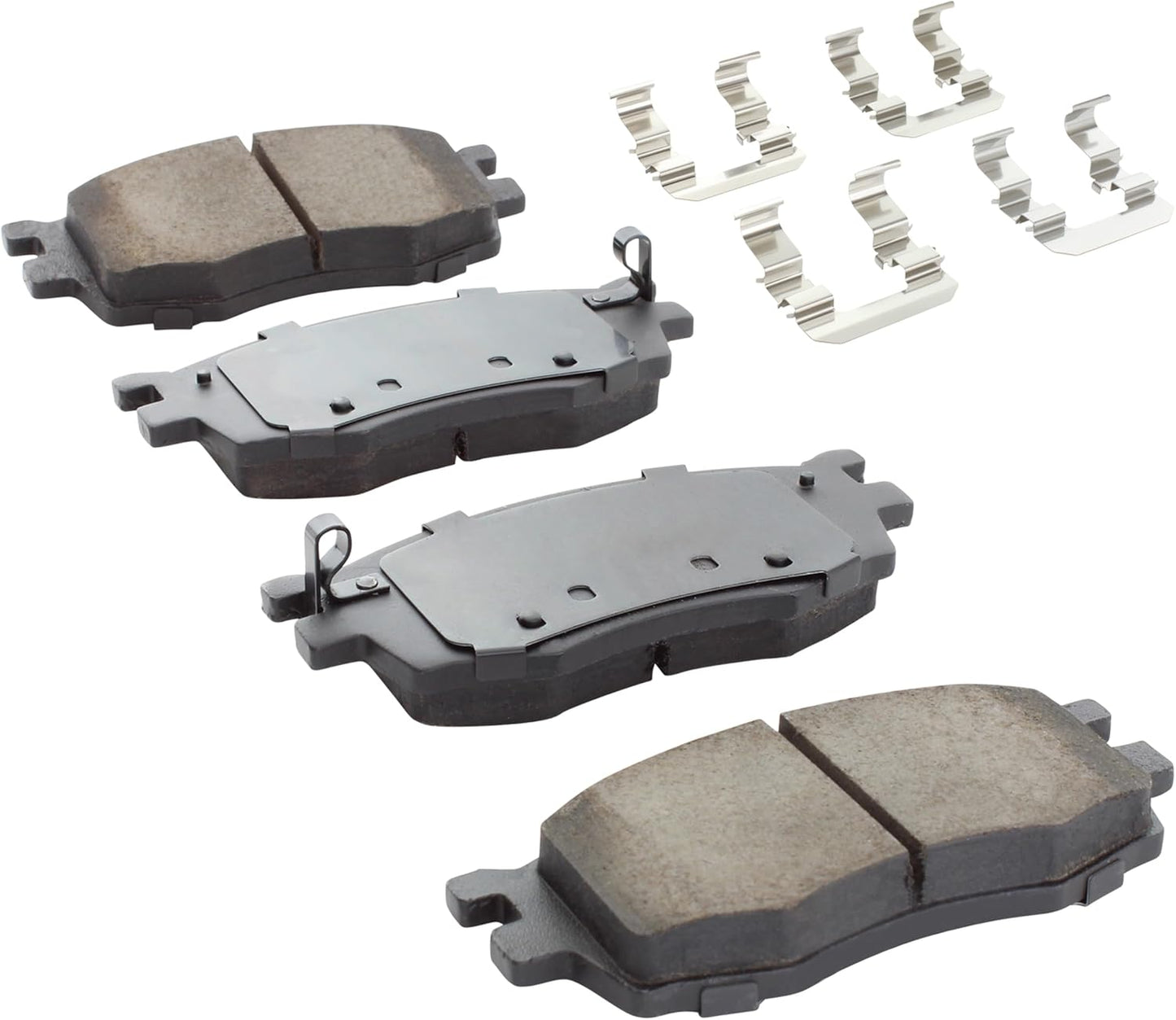 Premium Ceramic Front Brake Pads (1001-1156C) Compatible with Dodge Attitude 2006-2011, Hyundai Accent 2006-2011, Kia Rio 2006-2011, Kia Rio5 2006-2011