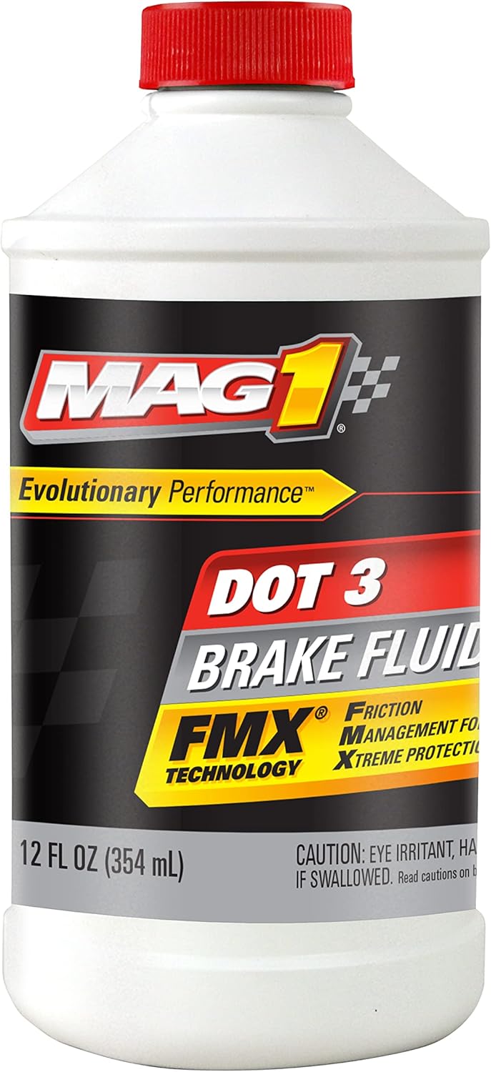 00122 DOT3 Brake Fluid - 12 Ounces (Pack of 12)