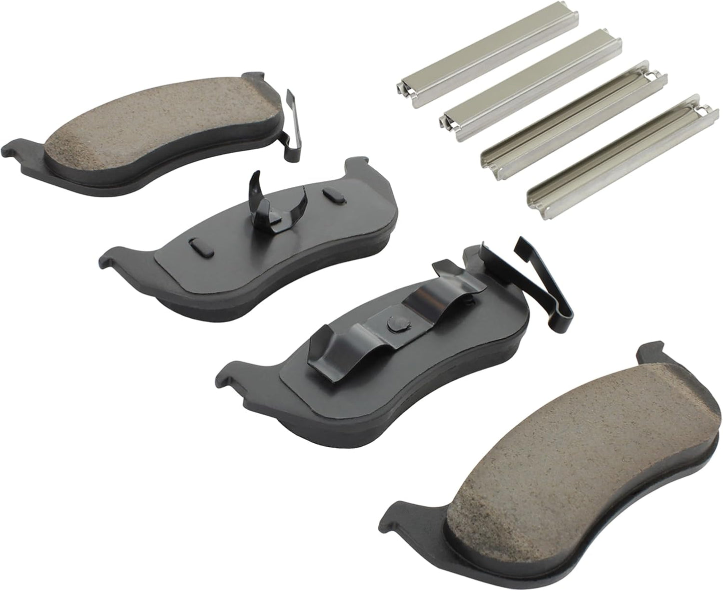 Premium Ceramic Rear Brake Pads (1001-0981AC) Compatible with Ford Explorer 2006-2010, Ford Explorer Sport Trac 2007-2010, Mercury Mountaineer 2006-2010