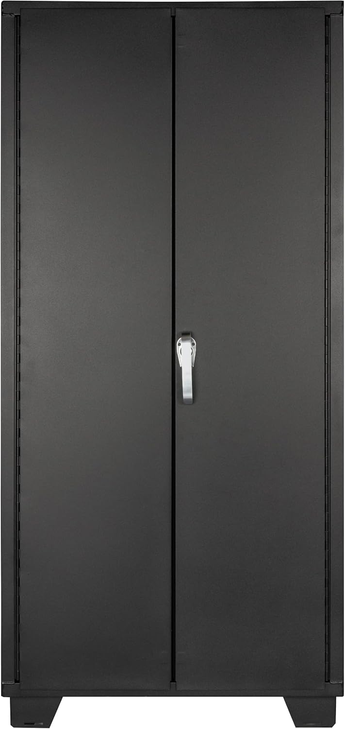 Jamco Tool Storage Cabinets with Bin Mounts, Model DF, Includes 122 Bins, 36-Inch W x 24-Inch D x 78-Inch H, Yellow Bins