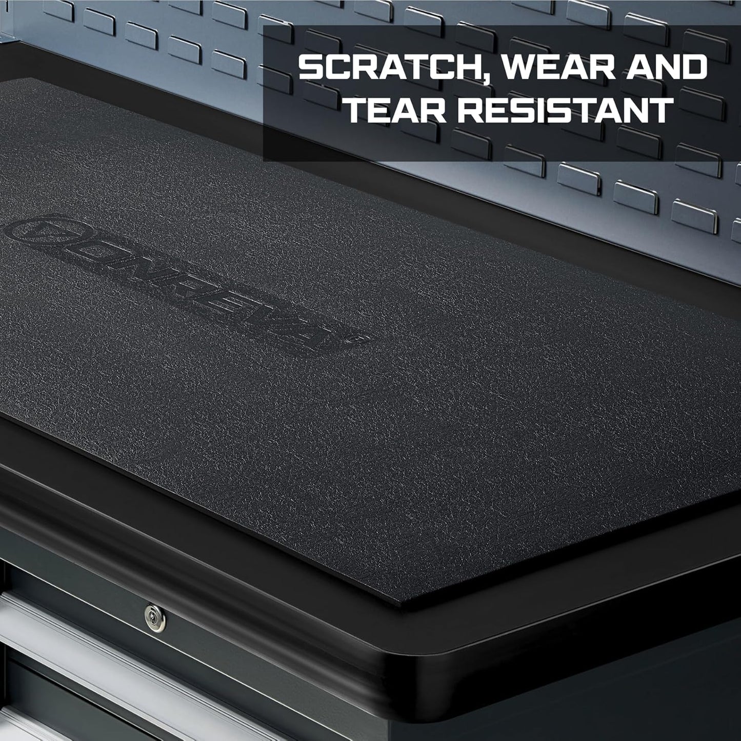 Workbench Mat 24X48 Inches, EVA Work Mat, Protect Your Work Bench Top, Heavy Duty Pad for Tool Box Top, Table, Tool Station, Rolling Cabinet Cart Cover Liner Matt, 48"X24" 5mm Thick