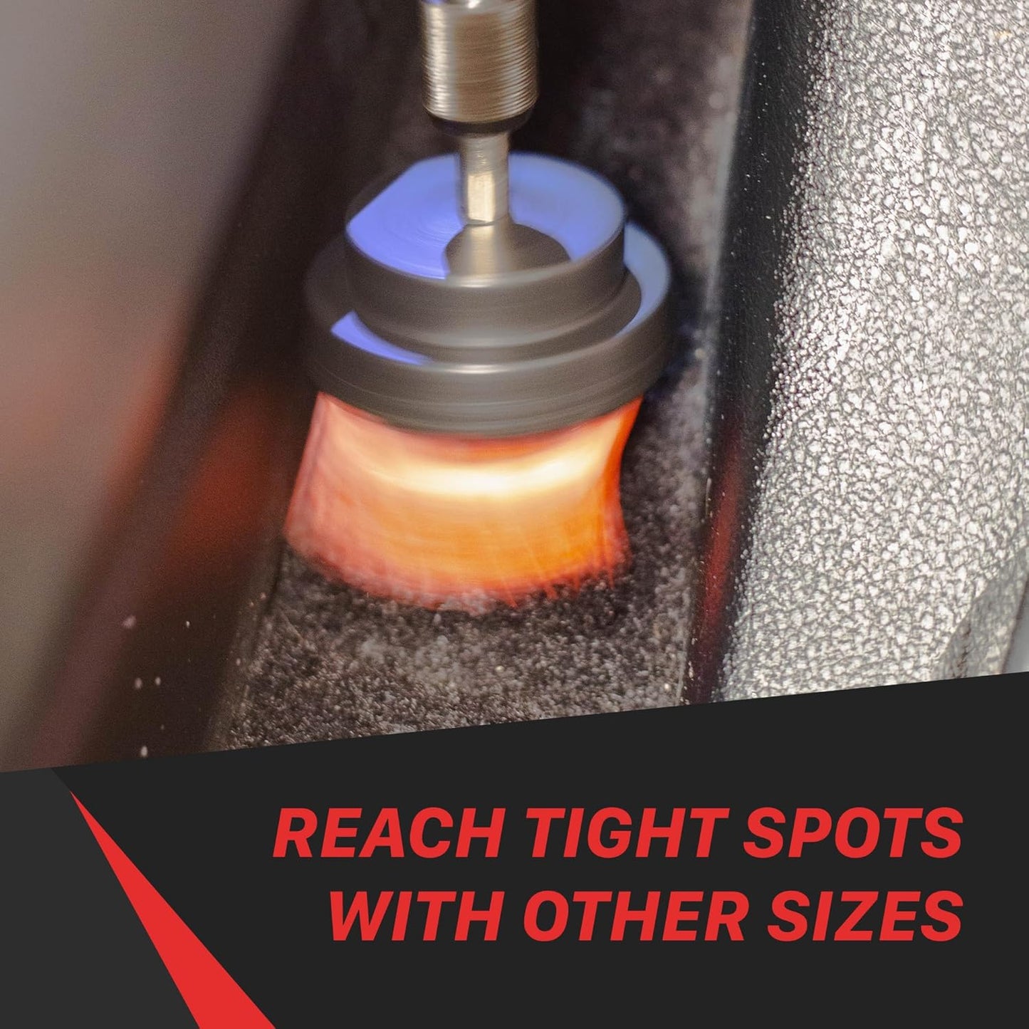 Maxshine M8 Medium-Duty Upholstery Carpet Brush with Drill Attachment - Removes and Scrubs Grime, Stains, and Spots from All Types of Upholstery and Carpets in Leather and Fabric (5")