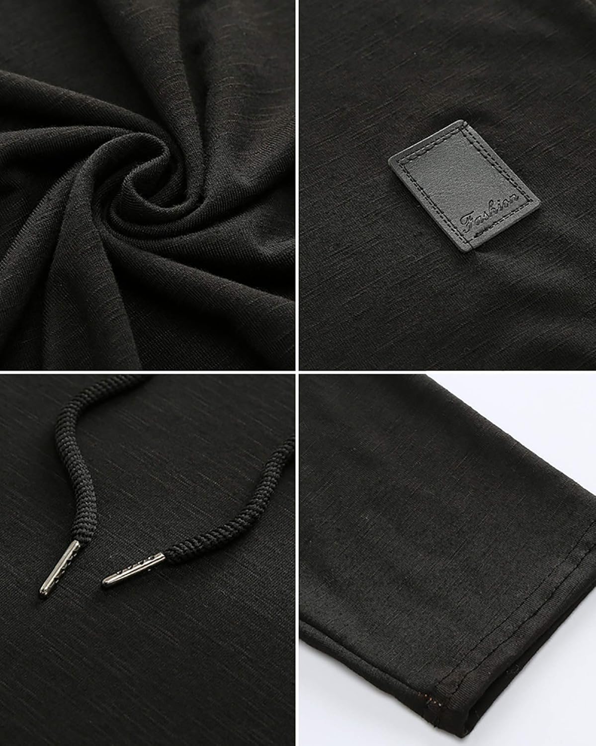 Lexiart Mens Fashion Athletic Hoodies Sport Sweatshirt Solid Color Fleece Pullover