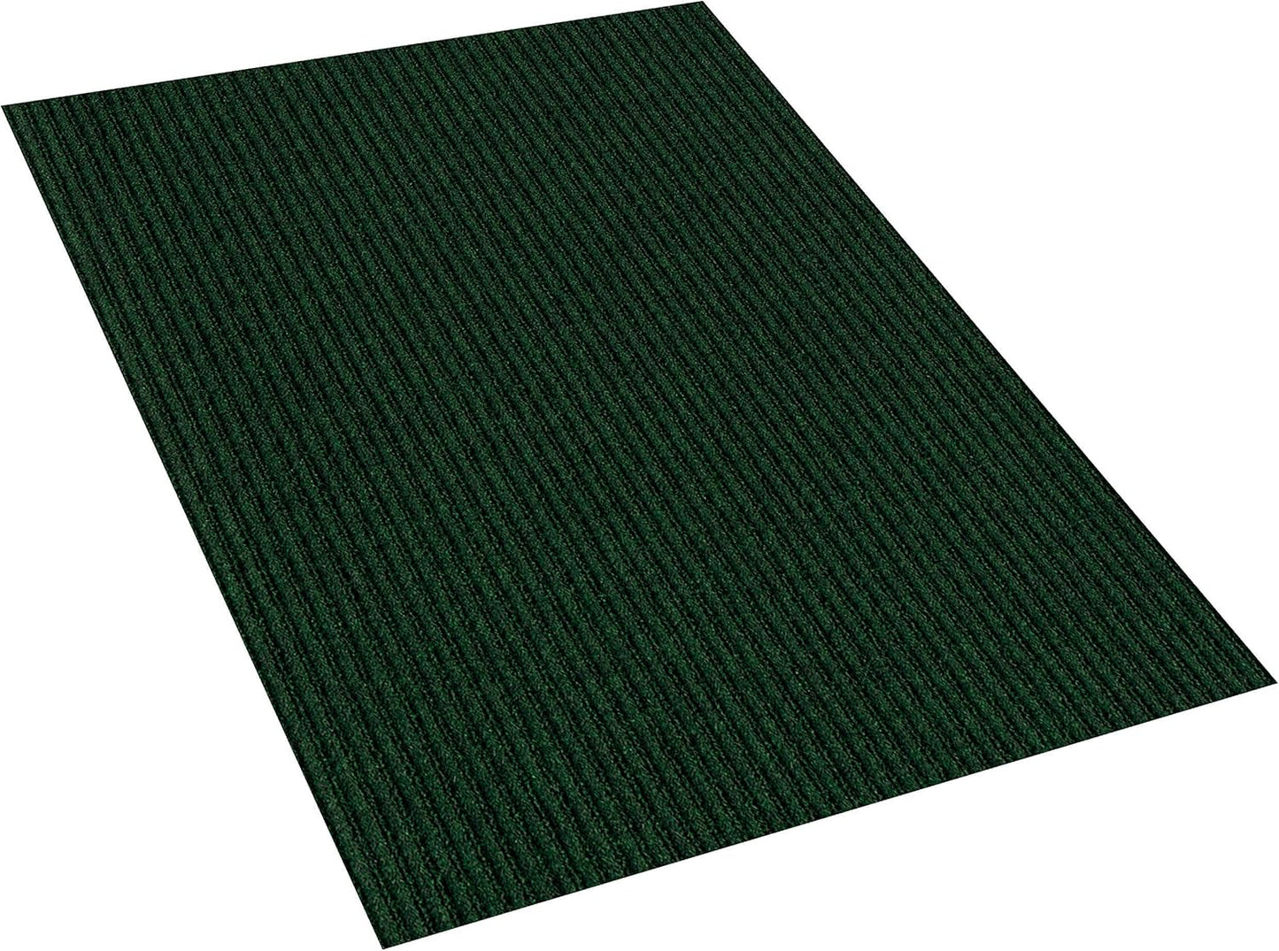 KOECKRITZ Heavy Duty Durable All Weather Indoor/Outdoor Non Slip Entrance Mat Rugs and Runners for Office Business Building Home Garage Front Door - 2' x 8' Green