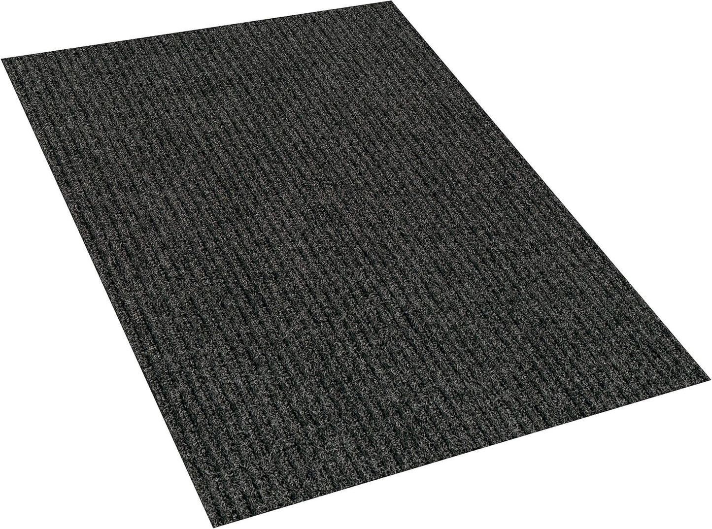 KOECKRITZ Heavy Duty Durable All Weather Indoor/Outdoor Non Slip Entrance Mat Rugs and Runners for Office Business Building Home Garage Front Door (6' x 11', Charcoal)