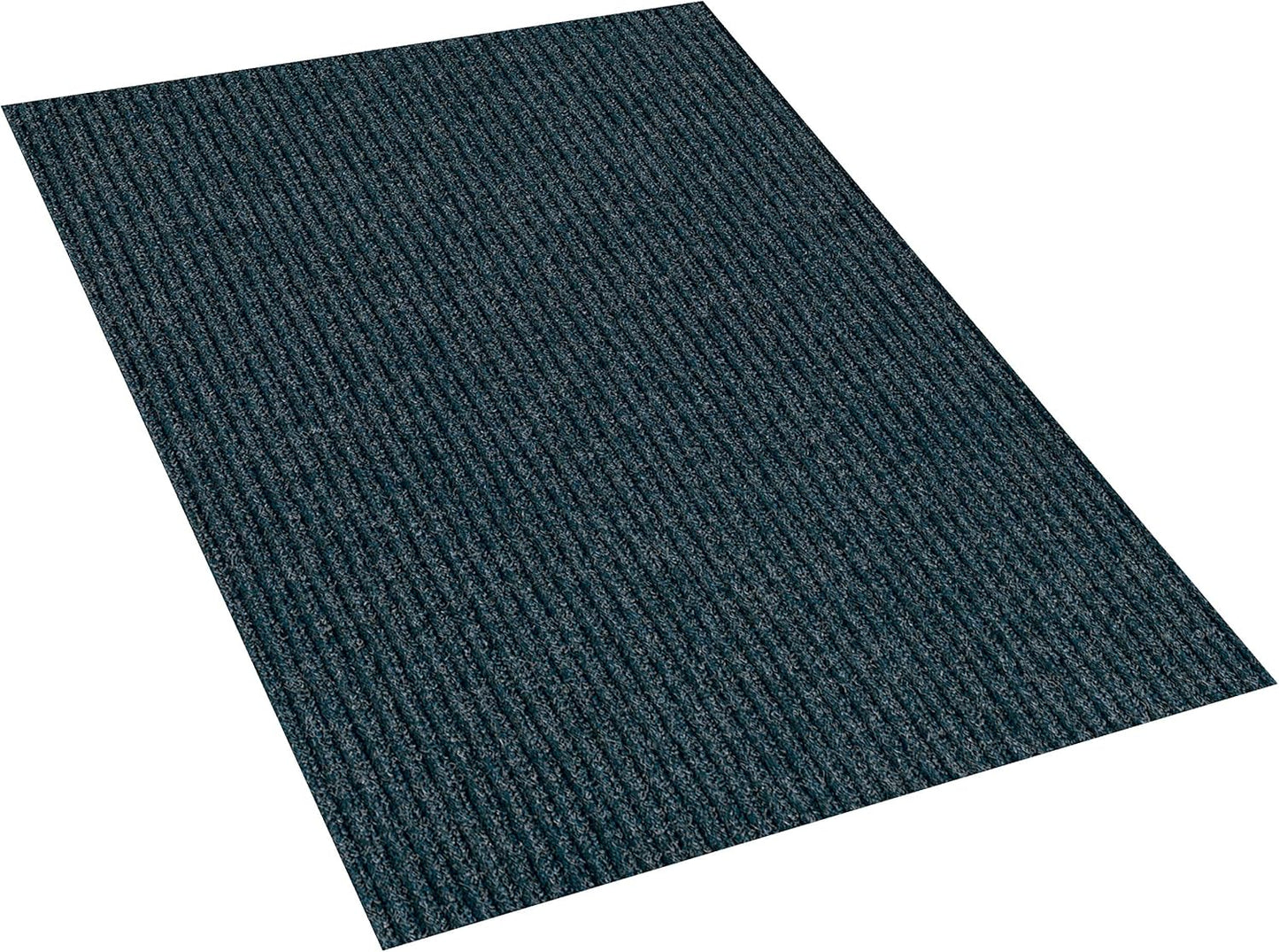 KOECKRITZ Heavy Duty Durable All Weather Indoor/Outdoor Non Slip Entrance Mat Rugs and Runners for Office Business Building Home Garage Front Door (3' x 8', Blue)