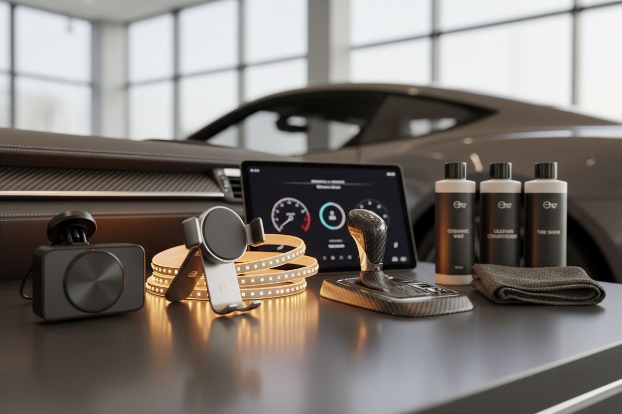 At JuneeAutoGear, we are passionate about making every drive safer, smoother, and more stylish. Our mission is to provide top-quality car accessories that enhance your vehicle’s performance, comfort, and appearance. From practical upgrades to the latest car tech gadgets, we carefully select products that combine durability, innovation, and style. (make it real photo)